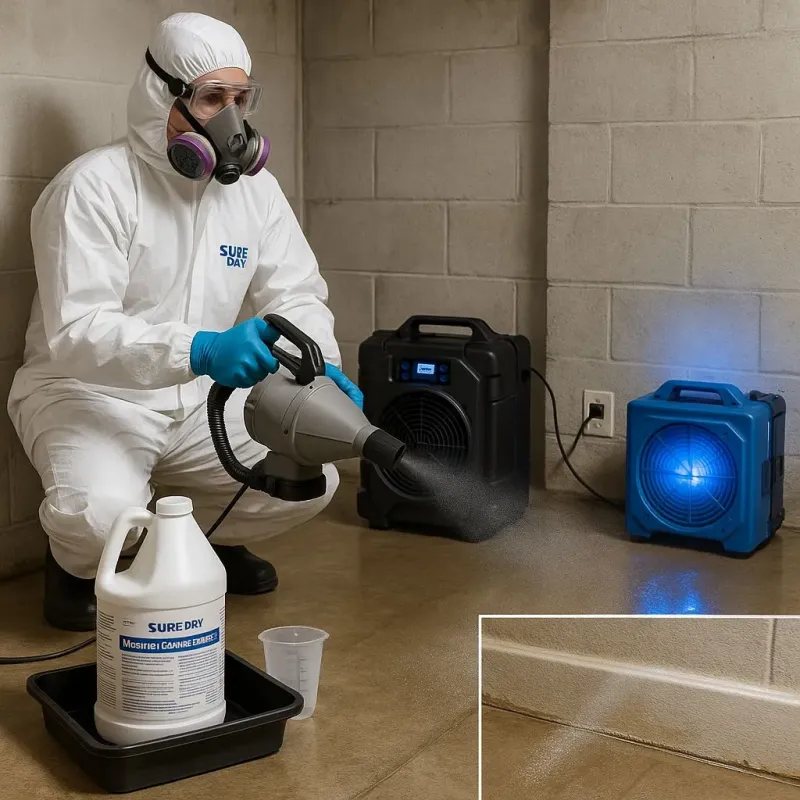 Sanitization and Odor Removal process in Colbert, OK